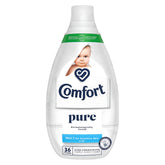 Comfort Ultra Concentrated Fabric Conditioner Pure, 540 ml, dermatologically tested and suitable for sensitive skin, provides up to 36 washes.